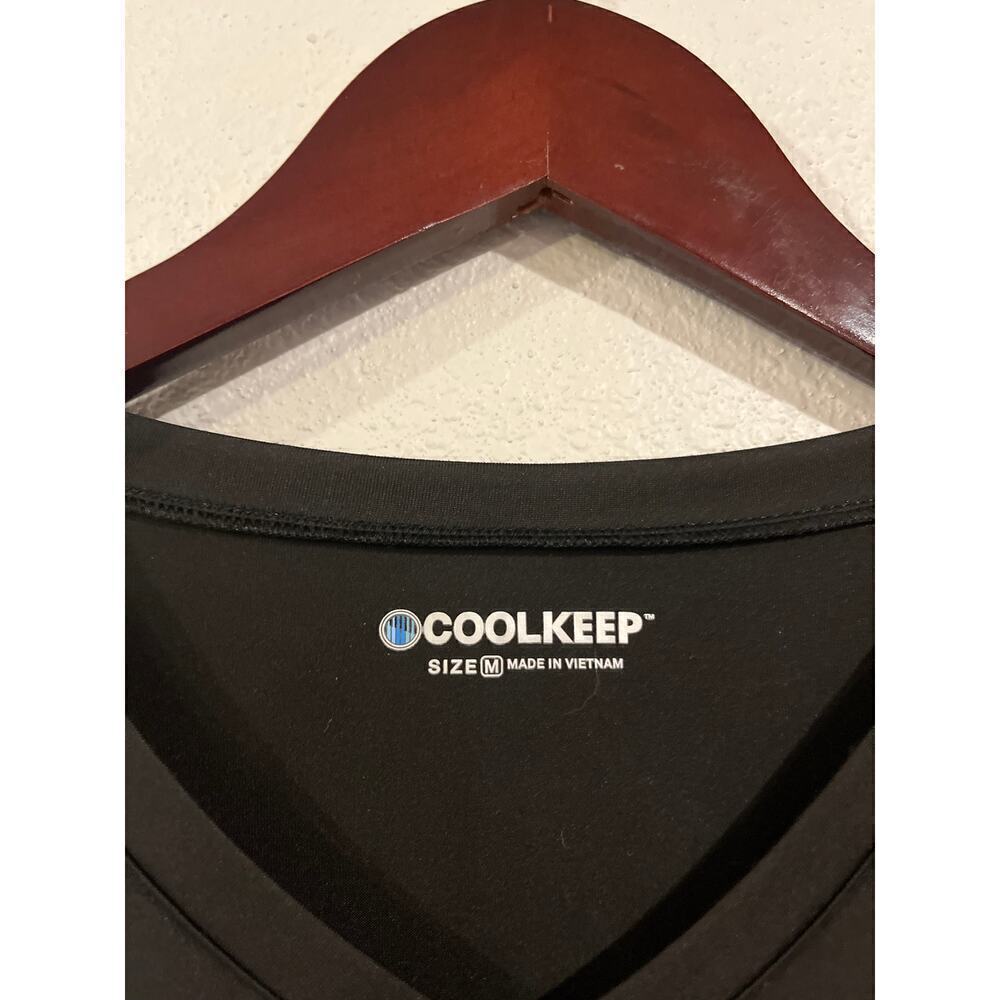 CoolKeep men’s performance lounge sleep t-shirt v-neck M - Picture 4 of 4